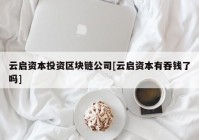 云启资本投资区块链公司[云启资本有吞钱了吗]